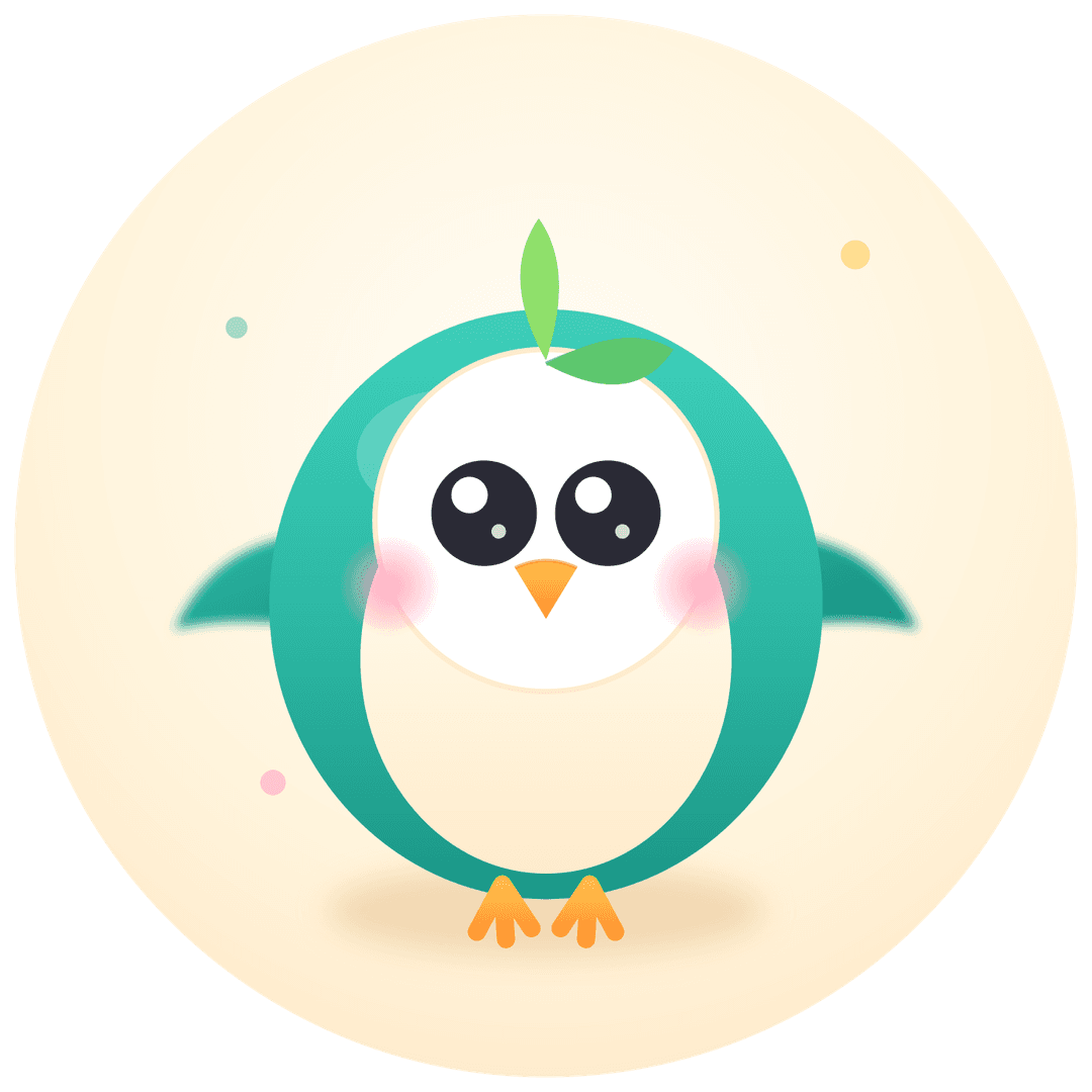 Vivi, a mascote sabiazinha do SABIVOO